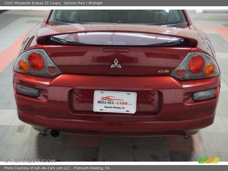 Saronno Red / Midnight 2003 Mitsubishi Eclipse GS Coupe
