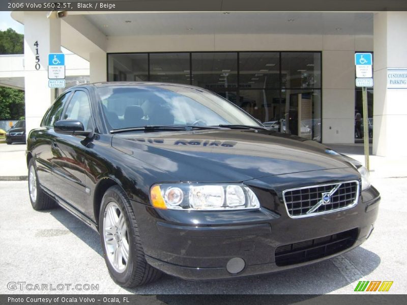 Black / Beige 2006 Volvo S60 2.5T