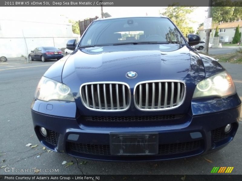Deep Sea Blue Metallic / Cinnamon 2011 BMW X5 xDrive 50i