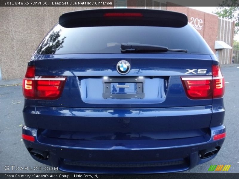 Deep Sea Blue Metallic / Cinnamon 2011 BMW X5 xDrive 50i