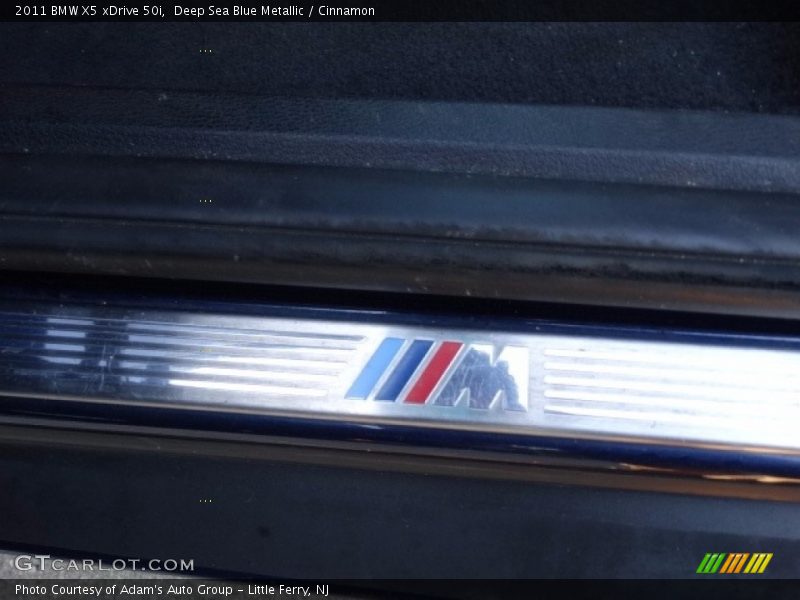 Deep Sea Blue Metallic / Cinnamon 2011 BMW X5 xDrive 50i