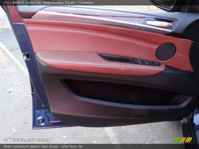 Deep Sea Blue Metallic / Cinnamon 2011 BMW X5 xDrive 50i