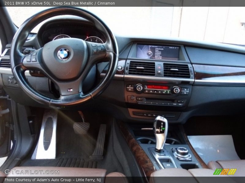 Deep Sea Blue Metallic / Cinnamon 2011 BMW X5 xDrive 50i