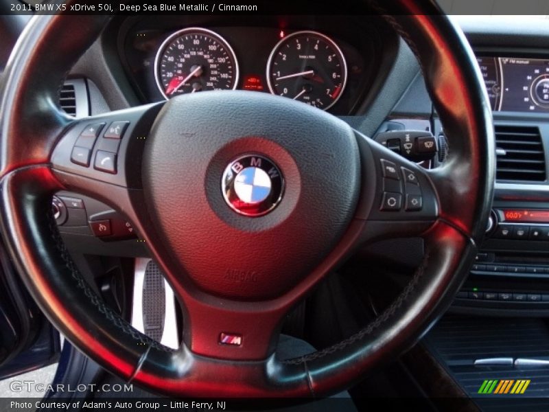 Deep Sea Blue Metallic / Cinnamon 2011 BMW X5 xDrive 50i