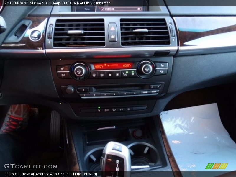 Deep Sea Blue Metallic / Cinnamon 2011 BMW X5 xDrive 50i