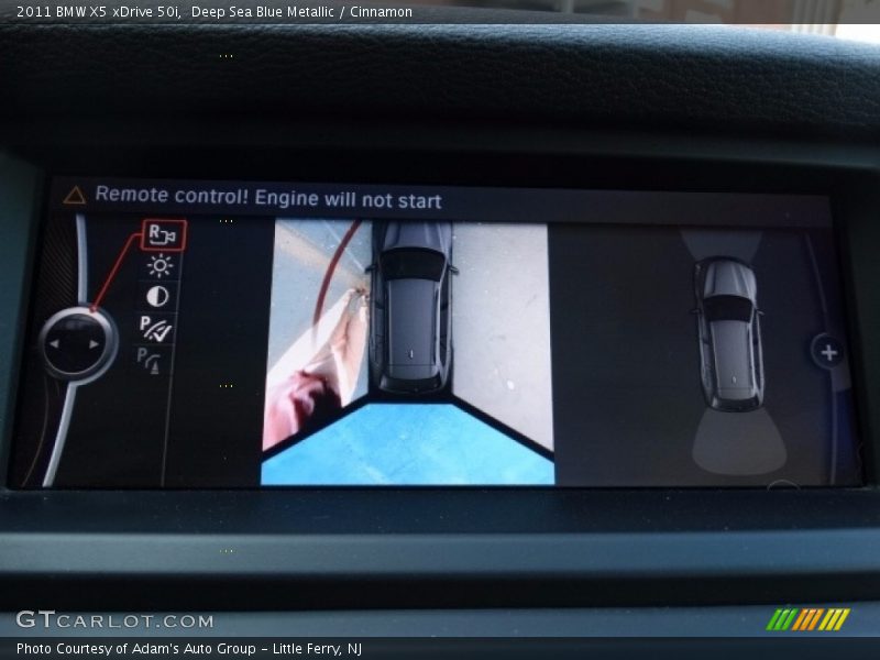 Deep Sea Blue Metallic / Cinnamon 2011 BMW X5 xDrive 50i
