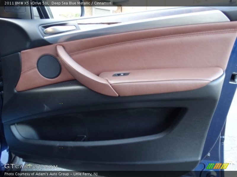 Deep Sea Blue Metallic / Cinnamon 2011 BMW X5 xDrive 50i