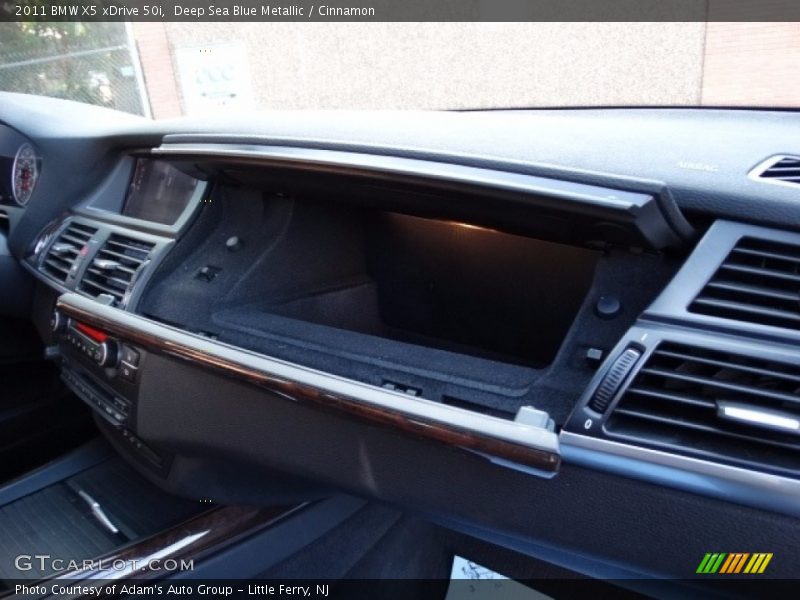 Deep Sea Blue Metallic / Cinnamon 2011 BMW X5 xDrive 50i