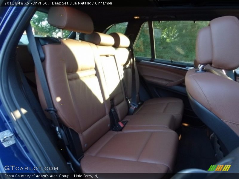 Deep Sea Blue Metallic / Cinnamon 2011 BMW X5 xDrive 50i