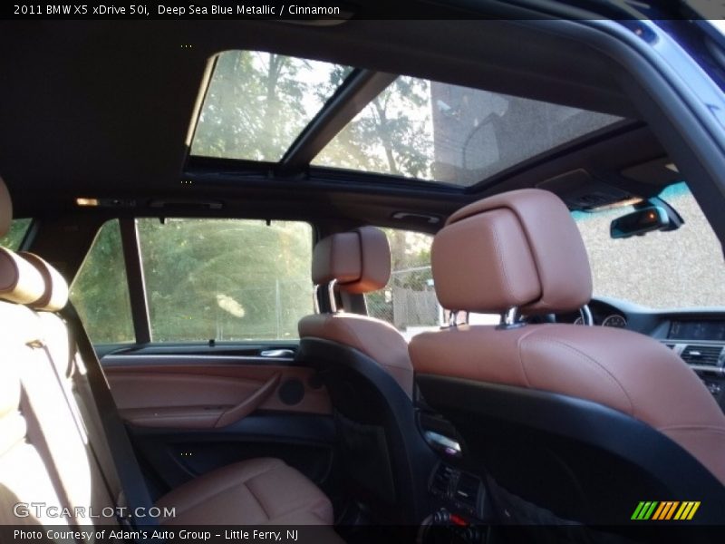 Deep Sea Blue Metallic / Cinnamon 2011 BMW X5 xDrive 50i