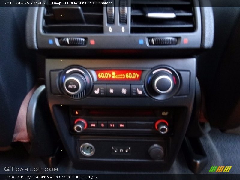 Deep Sea Blue Metallic / Cinnamon 2011 BMW X5 xDrive 50i