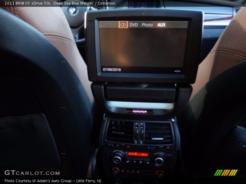 Deep Sea Blue Metallic / Cinnamon 2011 BMW X5 xDrive 50i