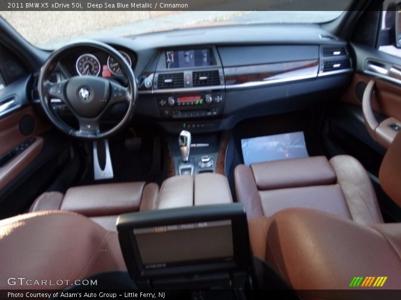Deep Sea Blue Metallic / Cinnamon 2011 BMW X5 xDrive 50i