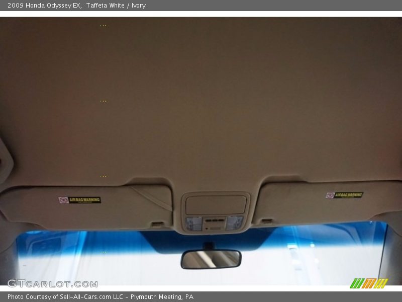 Taffeta White / Ivory 2009 Honda Odyssey EX
