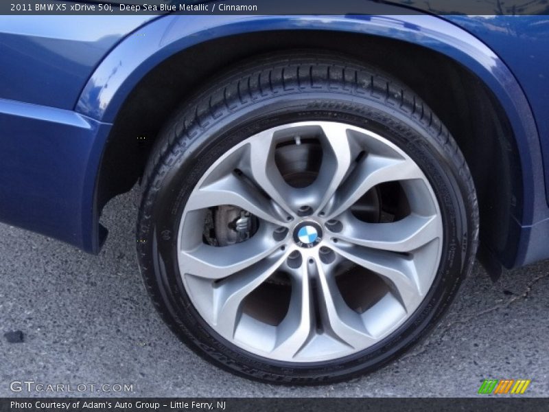 Deep Sea Blue Metallic / Cinnamon 2011 BMW X5 xDrive 50i