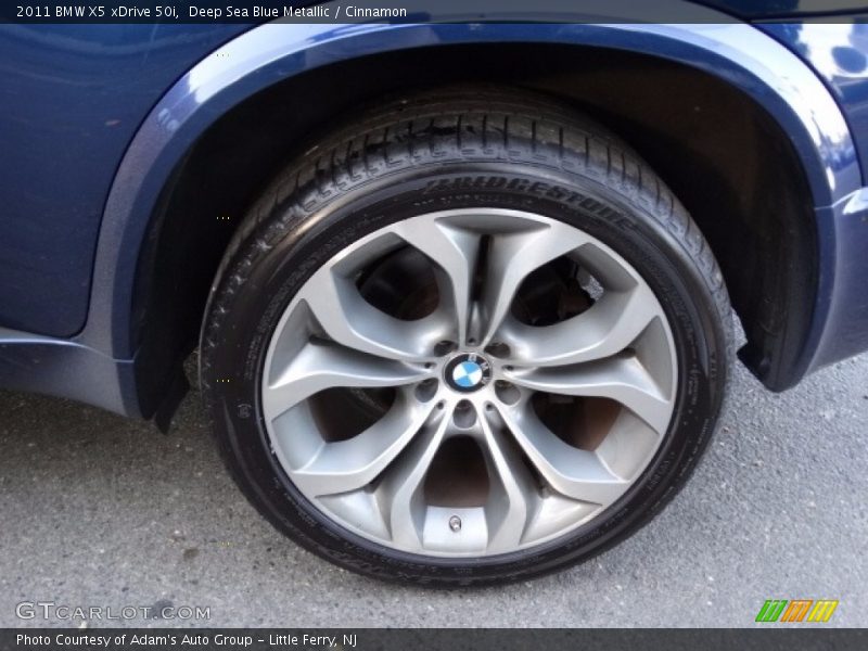 Deep Sea Blue Metallic / Cinnamon 2011 BMW X5 xDrive 50i