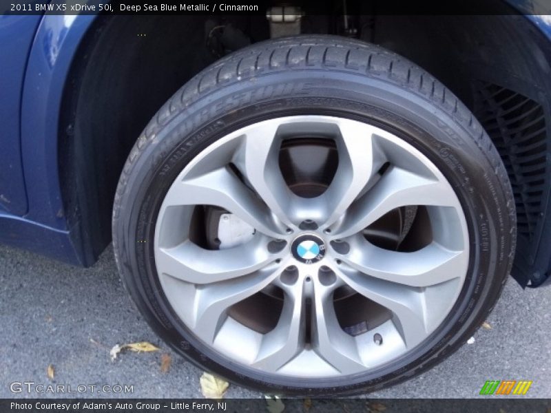 Deep Sea Blue Metallic / Cinnamon 2011 BMW X5 xDrive 50i