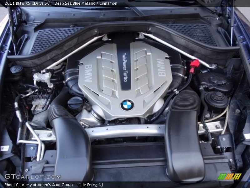Deep Sea Blue Metallic / Cinnamon 2011 BMW X5 xDrive 50i
