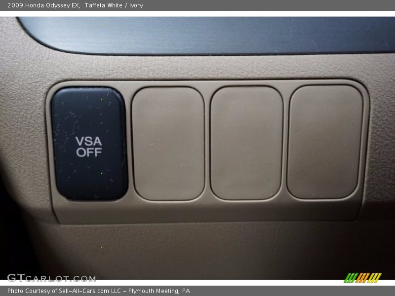 Taffeta White / Ivory 2009 Honda Odyssey EX