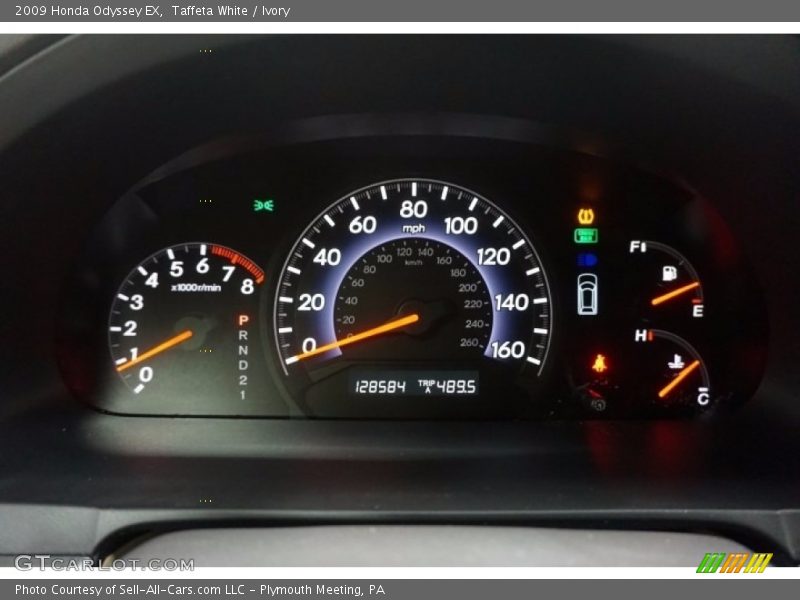 Taffeta White / Ivory 2009 Honda Odyssey EX