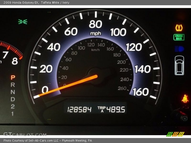 Taffeta White / Ivory 2009 Honda Odyssey EX