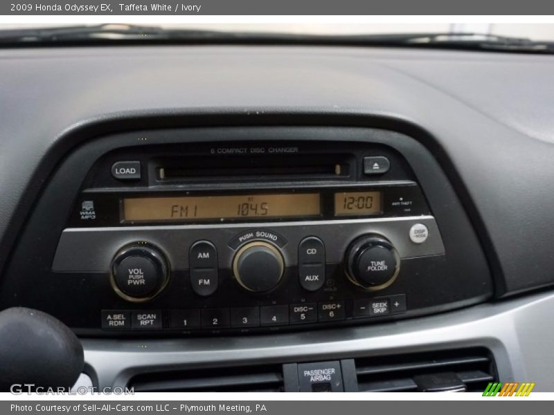 Taffeta White / Ivory 2009 Honda Odyssey EX
