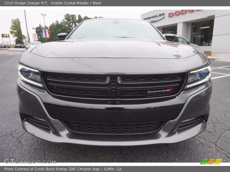 Granite Crystal Metallic / Black 2016 Dodge Charger R/T