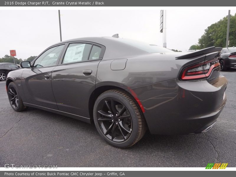 Granite Crystal Metallic / Black 2016 Dodge Charger R/T