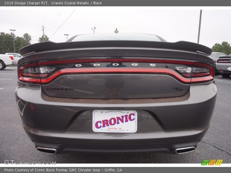 Granite Crystal Metallic / Black 2016 Dodge Charger R/T