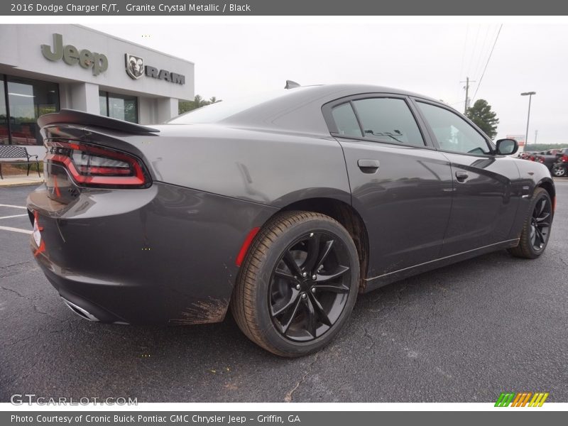 Granite Crystal Metallic / Black 2016 Dodge Charger R/T