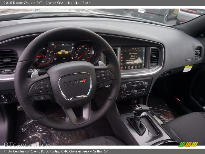 Granite Crystal Metallic / Black 2016 Dodge Charger R/T