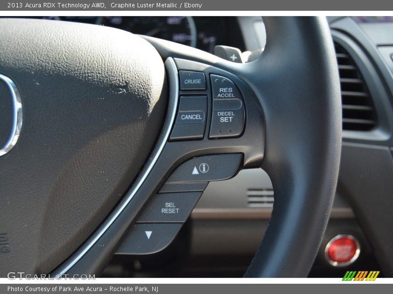 Graphite Luster Metallic / Ebony 2013 Acura RDX Technology AWD