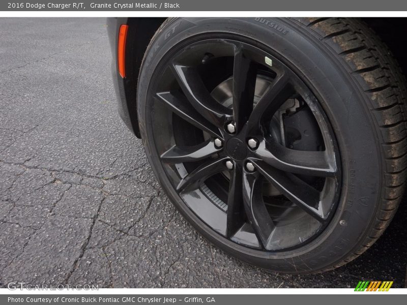 Granite Crystal Metallic / Black 2016 Dodge Charger R/T