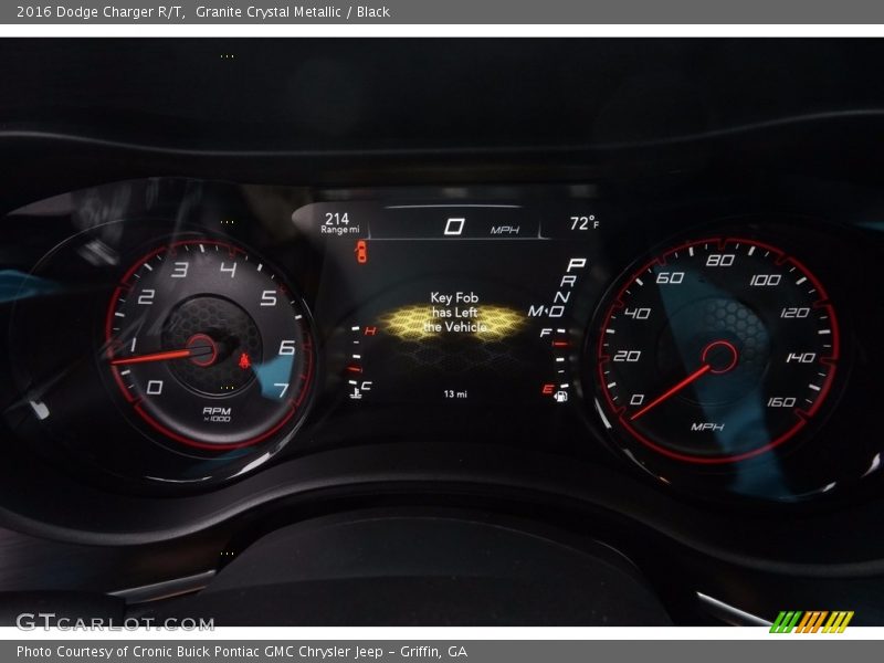 Granite Crystal Metallic / Black 2016 Dodge Charger R/T