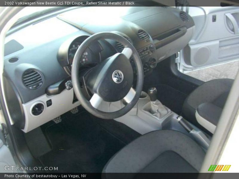 Reflex Silver Metallic / Black 2002 Volkswagen New Beetle GLS TDI Coupe