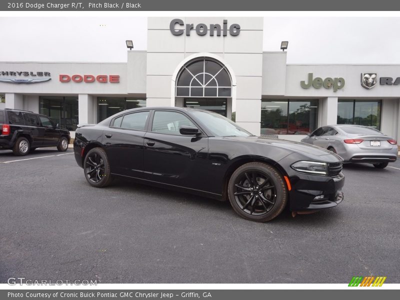 Pitch Black / Black 2016 Dodge Charger R/T