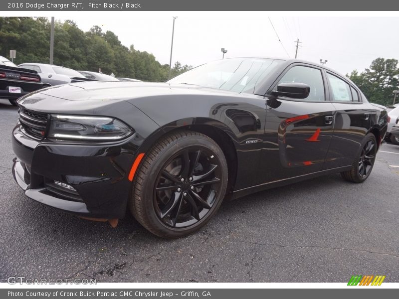 Pitch Black / Black 2016 Dodge Charger R/T