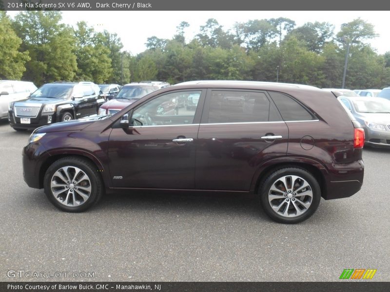 Dark Cherry / Black 2014 Kia Sorento SX V6 AWD