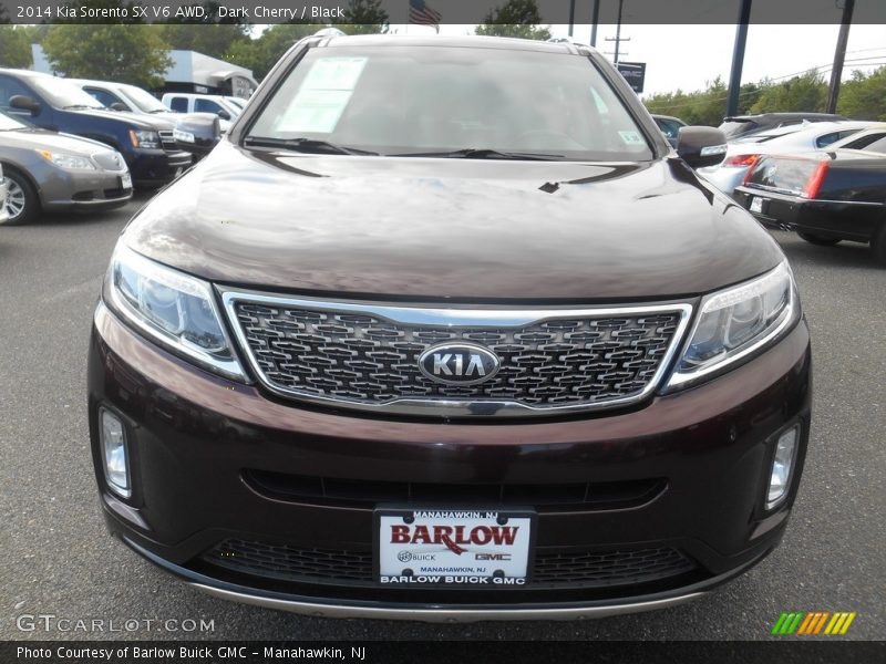 Dark Cherry / Black 2014 Kia Sorento SX V6 AWD