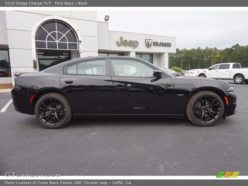 Pitch Black / Black 2016 Dodge Charger R/T