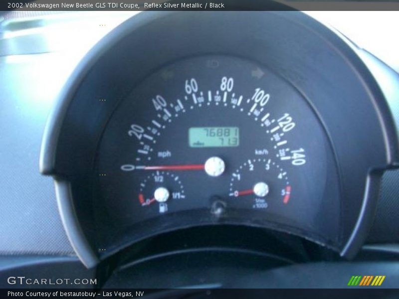 Reflex Silver Metallic / Black 2002 Volkswagen New Beetle GLS TDI Coupe