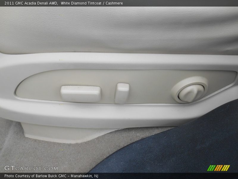 White Diamond Tintcoat / Cashmere 2011 GMC Acadia Denali AWD