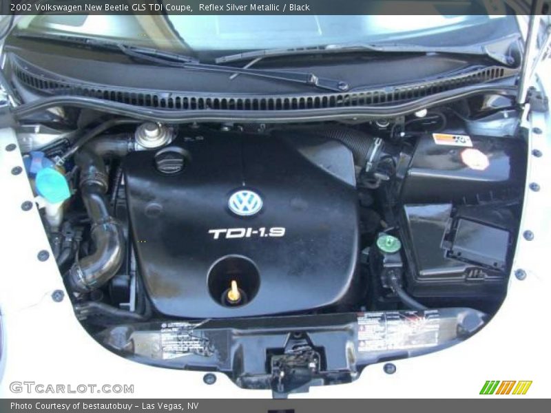 Reflex Silver Metallic / Black 2002 Volkswagen New Beetle GLS TDI Coupe