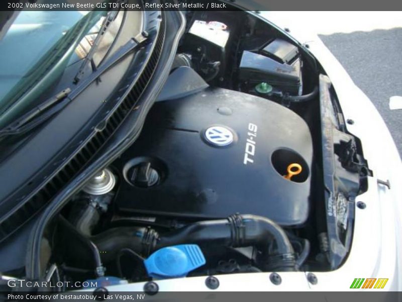 Reflex Silver Metallic / Black 2002 Volkswagen New Beetle GLS TDI Coupe