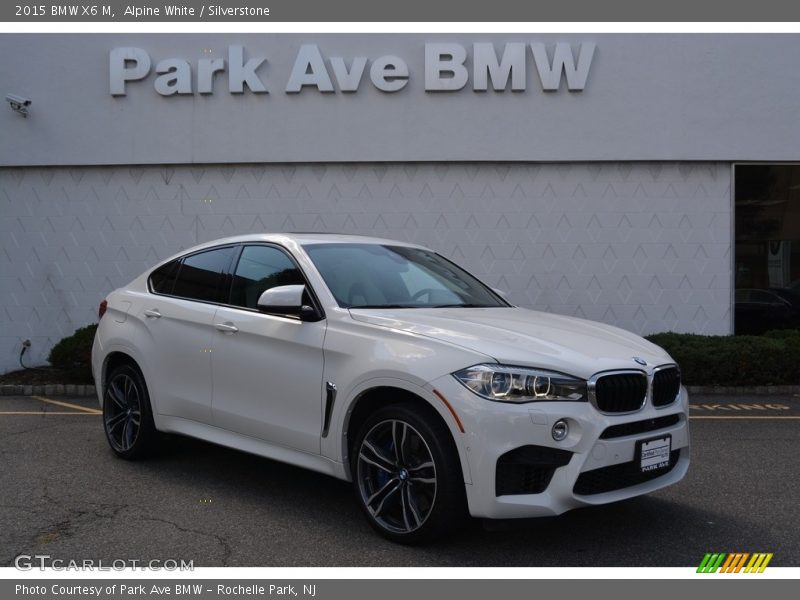 Alpine White / Silverstone 2015 BMW X6 M