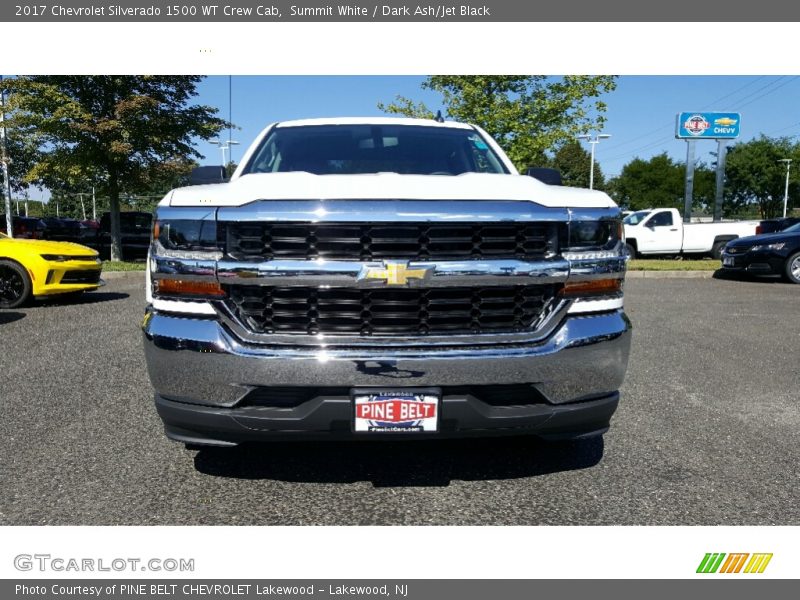 Summit White / Dark Ash/Jet Black 2017 Chevrolet Silverado 1500 WT Crew Cab