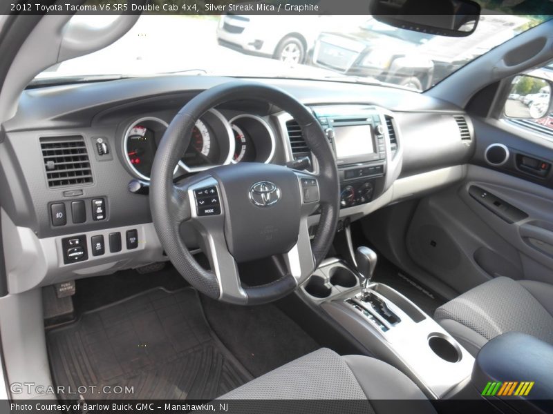 Silver Streak Mica / Graphite 2012 Toyota Tacoma V6 SR5 Double Cab 4x4