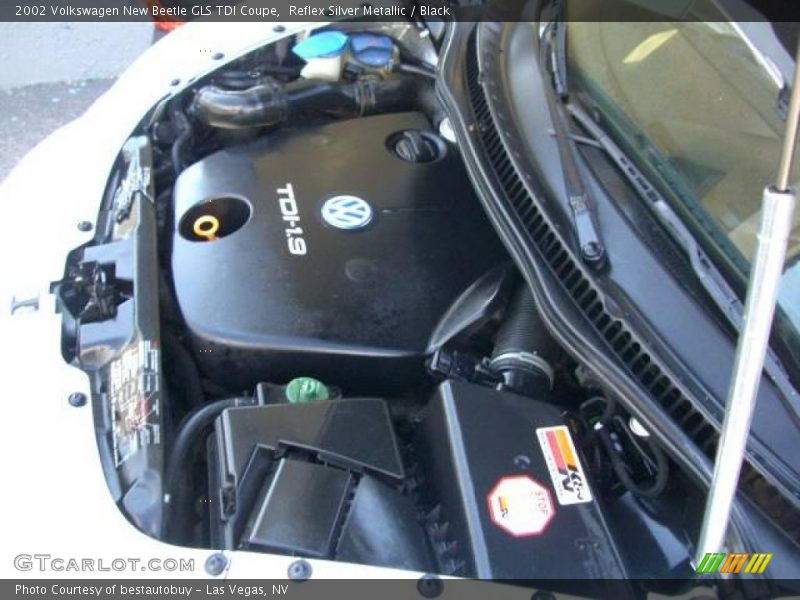 Reflex Silver Metallic / Black 2002 Volkswagen New Beetle GLS TDI Coupe