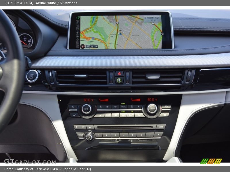 Alpine White / Silverstone 2015 BMW X6 M