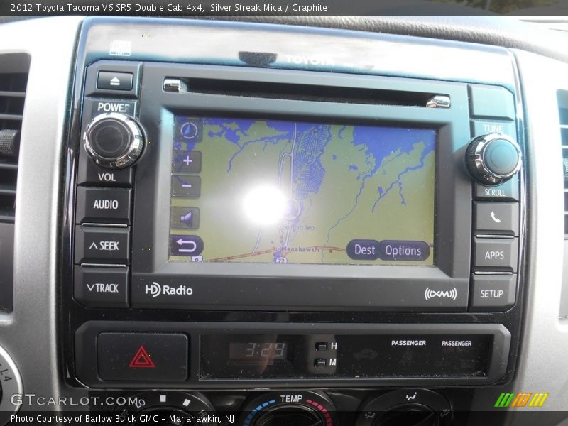 Silver Streak Mica / Graphite 2012 Toyota Tacoma V6 SR5 Double Cab 4x4